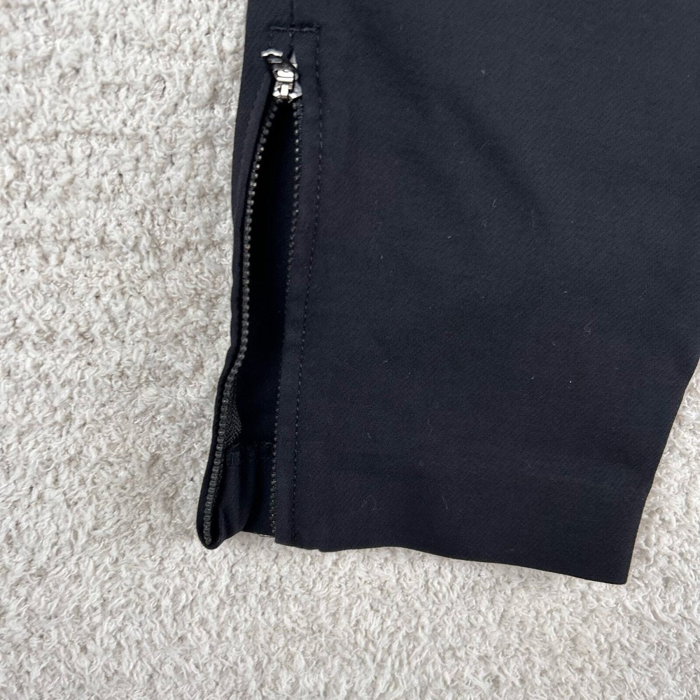 Ann Taylor Loft Women's Pants 10 Black Marisa Ankle Skinny Zip Career Chinos - Picture 8 of 13